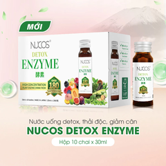 Nước uống Nucos lên men hỗ trợ hệ tiêu hóa (30ml x 10 Chai)
