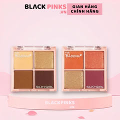 Phấn mắt có nhũ 4 ô Silkygirl Full Bloom 6.4g