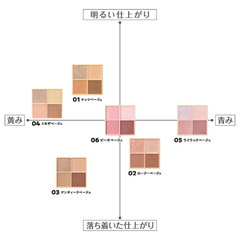 Phấn mắt 4 ô Cezanne Beige 4.3g