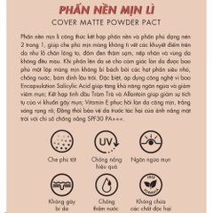 Phấn nền Cathy Doll mịn lì 01/02/03 cho da sáng hồng/da sáng/da trung bình 12g