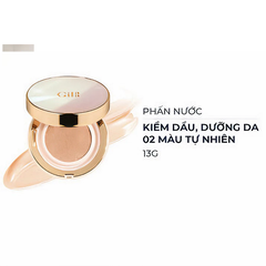 Phấn nước Glamrr Q kiềm dầu dưỡng da 01/02 màu sáng/màu tự nhiên 13g