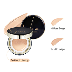 Phấn nước Lime dưỡng ẩm no.10/no.20 da trắng sáng/da trung bình 20g
