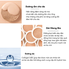Phấn nước Lime dưỡng ẩm no.10/no.20 da trắng sáng/da trung bình 20g