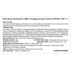 Phấn nước Lime dưỡng ẩm no.10/no.20 da trắng sáng/da trung bình 20g