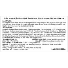 Phấn nước Lime kiềm dầu no.10/no.20 da trắng/da trung bình 20g