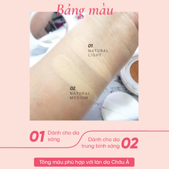 Phấn nước Silkygirl tông tự nhiên 01 natural medium 15g