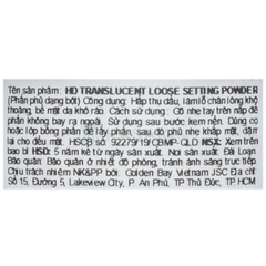 Phấn phủ Australis HD dạng bột 6g