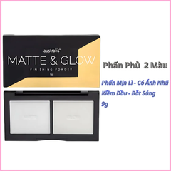 Phấn phủ Australis mìn lì ánh nhũ 9g