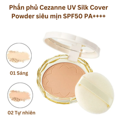 Phấn phủ Cezanne UV silk SPF28 PA++++ 10g