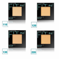 Phấn phủ Maybelline mịn lì kiềm dầu 110 Porcelain/120 Classic Ivory/130 Buff Beige/220 Natural Beige 8.5g