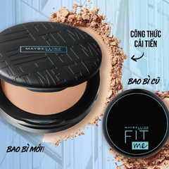 Phấn phủ Maybelline mịn nhẹ kiềm dầu chống nắng 6g #109/112/118/120