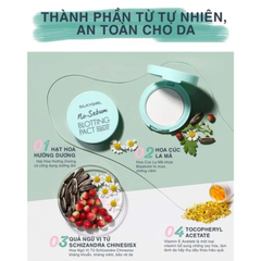 Phấn phủ Silkygirl khoáng kiềm dầu dạng nén không màu 7g