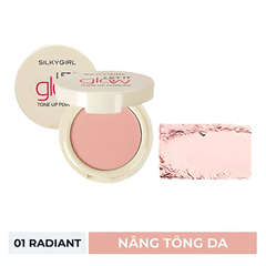 Phấn phủ Silkygirl nâng tông màu 01 radiant 7g