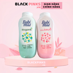 Phấn thơm dưỡng ẩm cho bé Babi Mild Pure Natural/White Sakura 180g