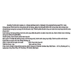 Phấn tươi Bys 10g