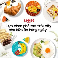 Phô mai Nhật QBB nhiều vị 90g cho bé từ 6 tháng tuổi
