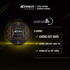 Pomade tạo kiểu tóc X-Men For Boss High Hold dày bồng 60g
