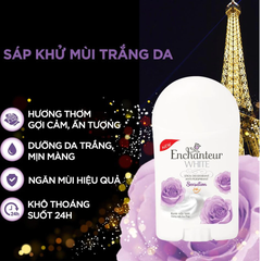 Sáp khử mùi Enchanteur sáng da Charming/Romantic/Sensation/Delightful 40g