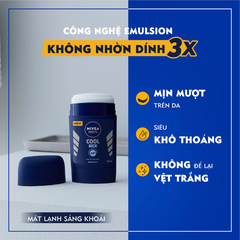 Sáp khử mùi Nivea Men cho nam mát lạnh 50ml