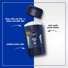 Sáp khử mùi Nivea Men cho nam mát lạnh 50ml