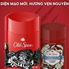 Sáp khử mùi Old Spice giảm tiết mồ hôi hương Fiji/Timber/Wolfthorn/Bearglove/Captain 73g