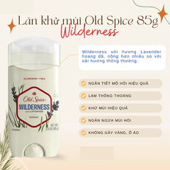 Sáp khử mùi Old Spice hương Wilderness sức hút hoang dã/NightPanther ấm áp và lịch lãm/Oasis ốc đảo thanh mát 85g