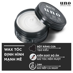 Sáp vuốt tóc tạo kiểu UNO Hybrid Hard/ Matte Effector 80g