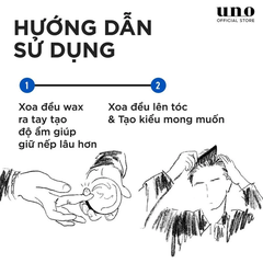 Sáp vuốt tóc tạo kiểu UNO Hybrid Hard/ Matte Effector 80g