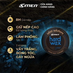 Sáp vuốt tóc X-Men Salon Solution Matte Pomade/ Hard Wax/ Clay Wax 70g