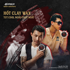 Sáp vuốt tóc X-Men Salon Solution Matte Pomade/ Hard Wax/ Clay Wax 70g