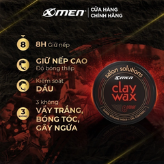 Sáp vuốt tóc X-Men Salon Solution Matte Pomade/ Hard Wax/ Clay Wax 70g