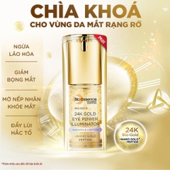 Serum Bio-essence ngừa lão hoá vùng da mắt từ vàng 24K 17g
