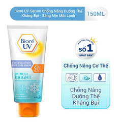 Serum chống nắng dưỡng thể Bioré sáng mịn mát lạnh 50ml/150ml