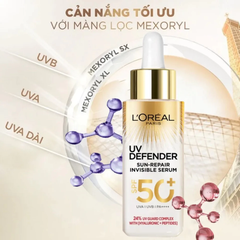 Serum chống nắng L'Oreal phổ rộng mỏng nhẹ, bảo vệ da 30ml