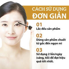 Serum dưỡng dài mi Milaganics dầu dừa, Argan & Olive 5ml