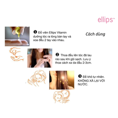 Serum dưỡng tóc Ellips Keratin vỉ 6 viên