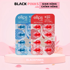 Serum dưỡng tóc Ellips Vitamin hương hoa sen nước /ngọt ngào vỉ 8 viên