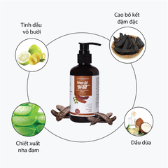 Serum gội Bồ Kết Milaganics đen mượt óng ả 250ml