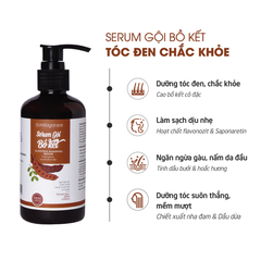 Serum gội Bồ Kết Milaganics đen mượt óng ả 250ml