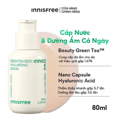 Serum Innisfree trà xanh dưỡng ẩm cấp nước 80ml