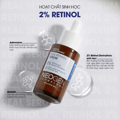 Serum Neogen Dermalogy 2% retinol sinh học phục hồi da 30ml