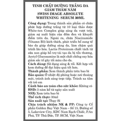 Serum Swiss Image dưỡng sáng da, giảm xỉn màu 30ml
