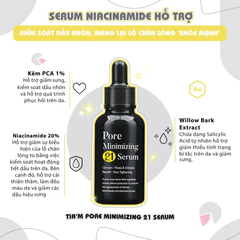 Serum Tia’m thu nhỏ lỗ chân lông, giảm dầu nhờn 40ml