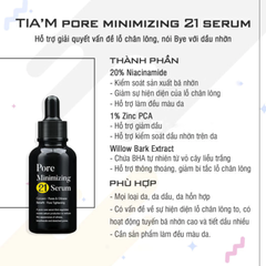 Serum Tia’m thu nhỏ lỗ chân lông, giảm dầu nhờn 40ml