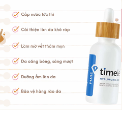 Serum Timeless Hyaluronic Acid cấp nước, dưỡng ẩm da 30ml/60ml.