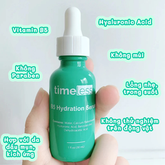 Serum Timeless Vitamin B5 làm dịu & phục hồi da 30ml