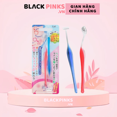 Set 2 dao cạo lông mày Kai thân nhựa PELT-2B