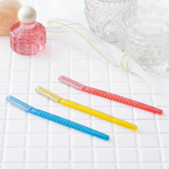 Set 3 dao cạo lông mặt & lông mày KAI lưỡi đơn #CAL-3P