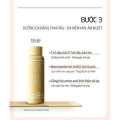 Set 3 sản phẩm gội xả sữa tắm Spes travel kit 50ml