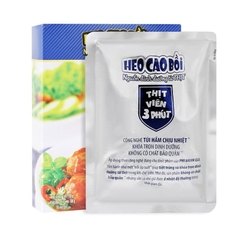 (1 hộp/combo 2/5 hộp) Thịt viên 3 phút Heo Cao Bồi hộp 200g